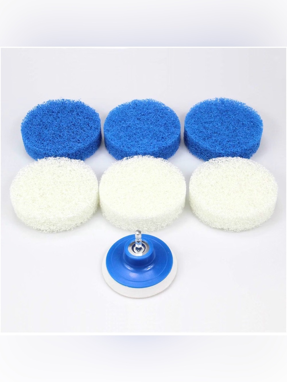 7 Piece Drill Brush Attachment Set - Power Scrub Pad Cleaning Kit – Power Scrubs